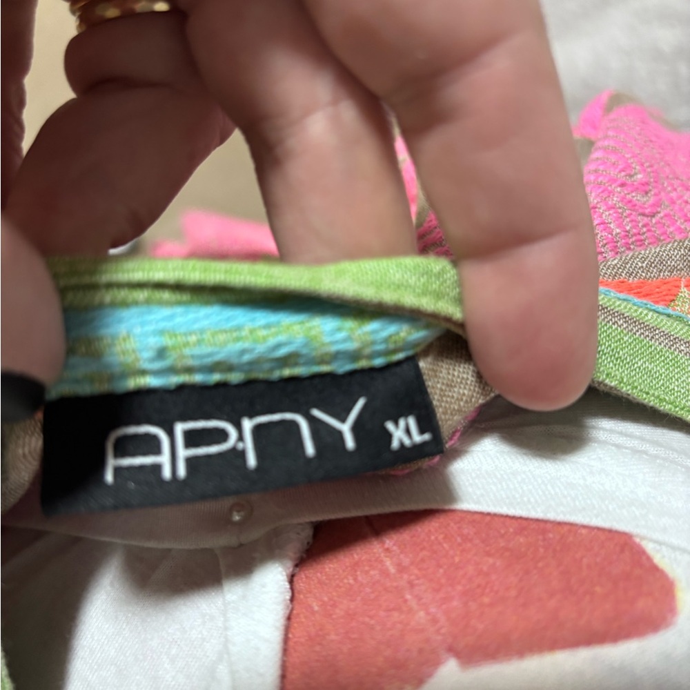 Boho Tiered Midi Dress in Pink and Green - Picture 5 of 7